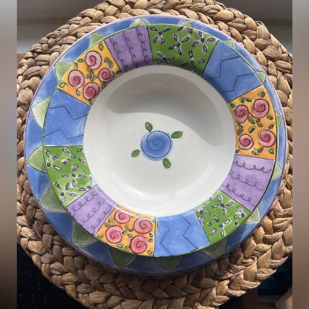 1999 The Sweet Shoppe bowl and plate - Pecan Pie